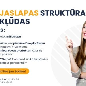 Mājaslapas struktūra un biežākās kļūdas