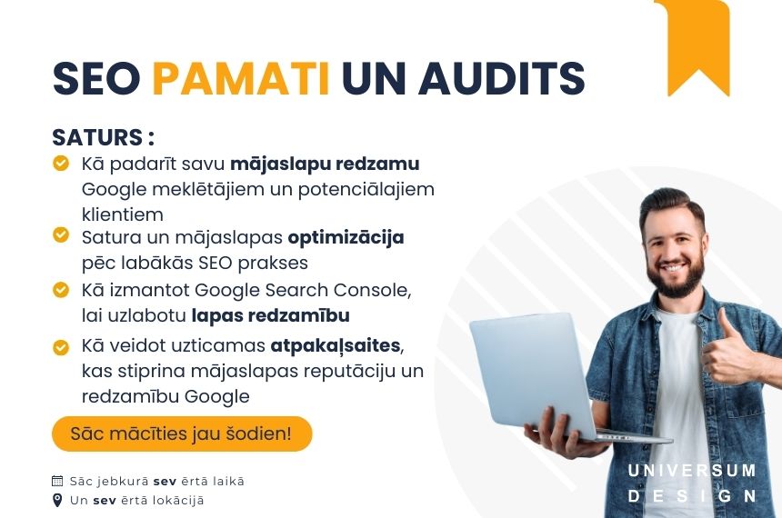 SEO pamati un mājaslapas audits